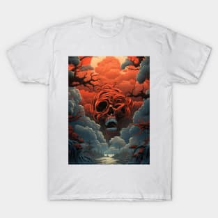 The Red Sun and the Ancient Gods T-Shirt